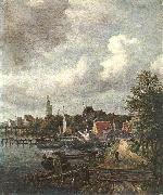 RUISDAEL, Jacob Isaackszon van View of Amsterdam  dh China oil painting reproduction